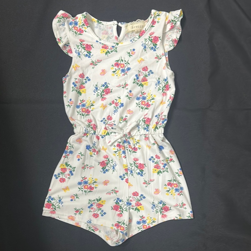 Floral Kids Romper